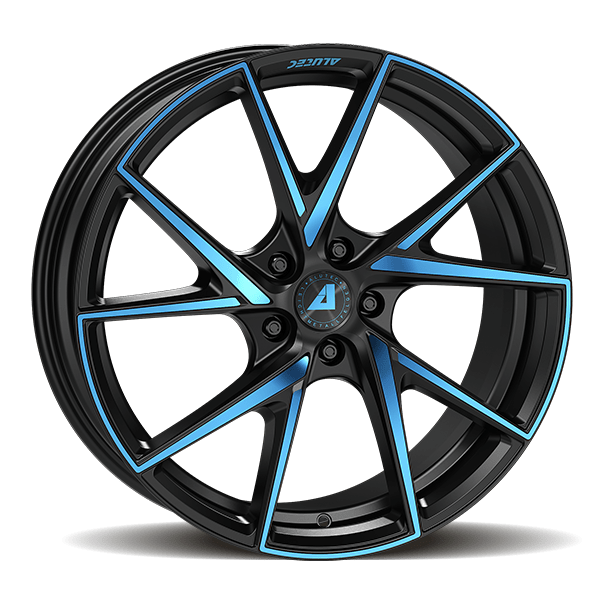 ALUTEC ADX.01 racing-schwarz frontpoliert blau